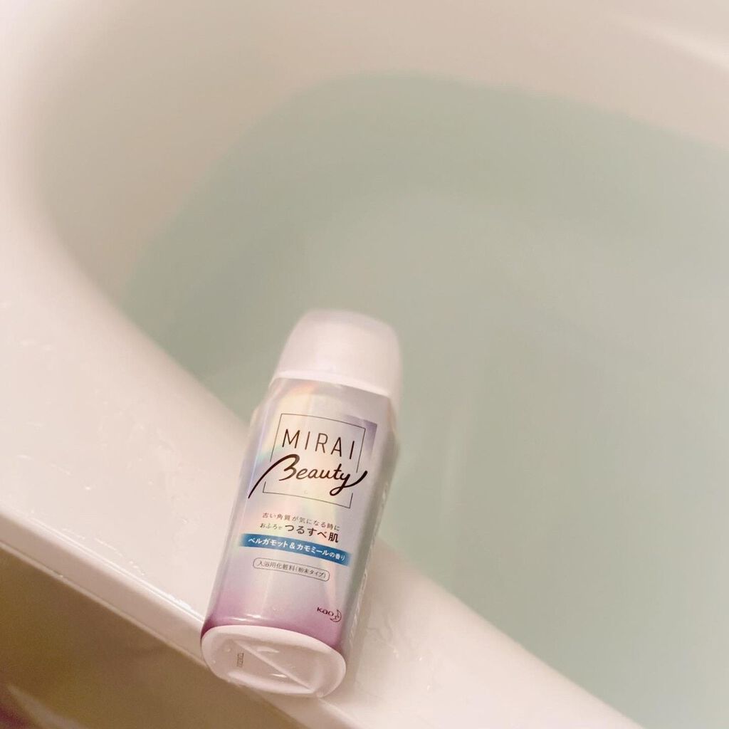 MIRAI beauty バスパウダー/花王/炭酸系入浴剤を使ったクチコミ(1枚目)