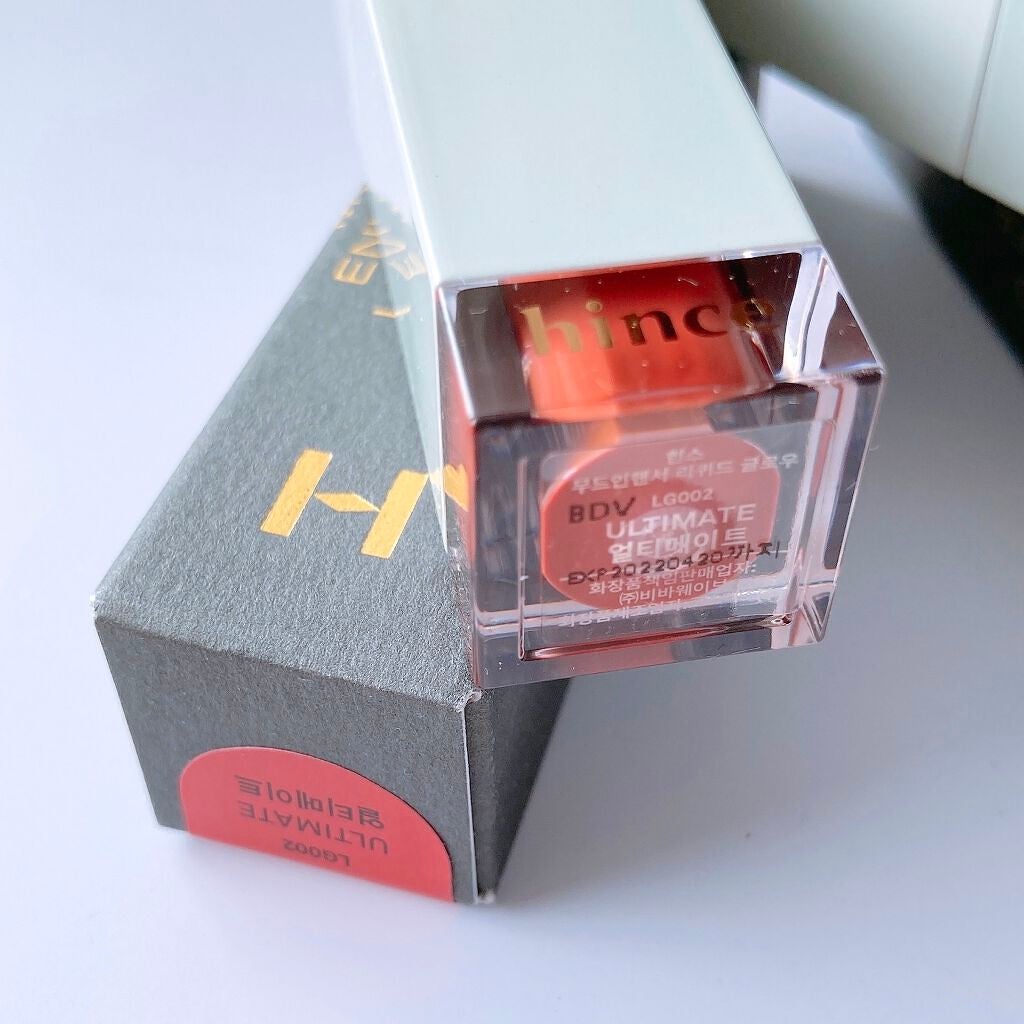 ムードインハンサーリキッドグロウ/hince/口紅を使ったクチコミ(3枚目)