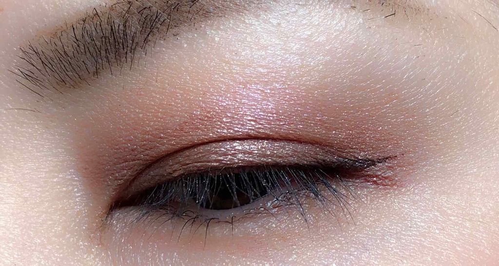 UR GLAM　POWDER EYESHADOW/U R GLAM/単色アイシャドウを使ったクチコミ（3枚目）