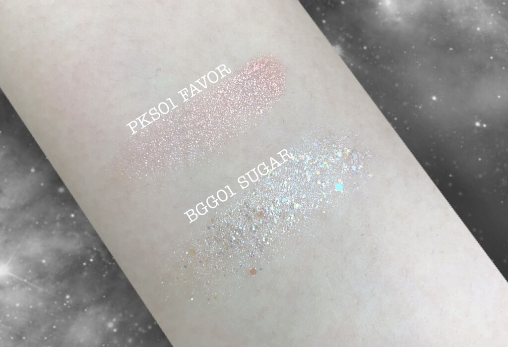 ネイミングスパークルアイグリッターポット/NAMING./グリッターを使ったクチコミ（2枚目）