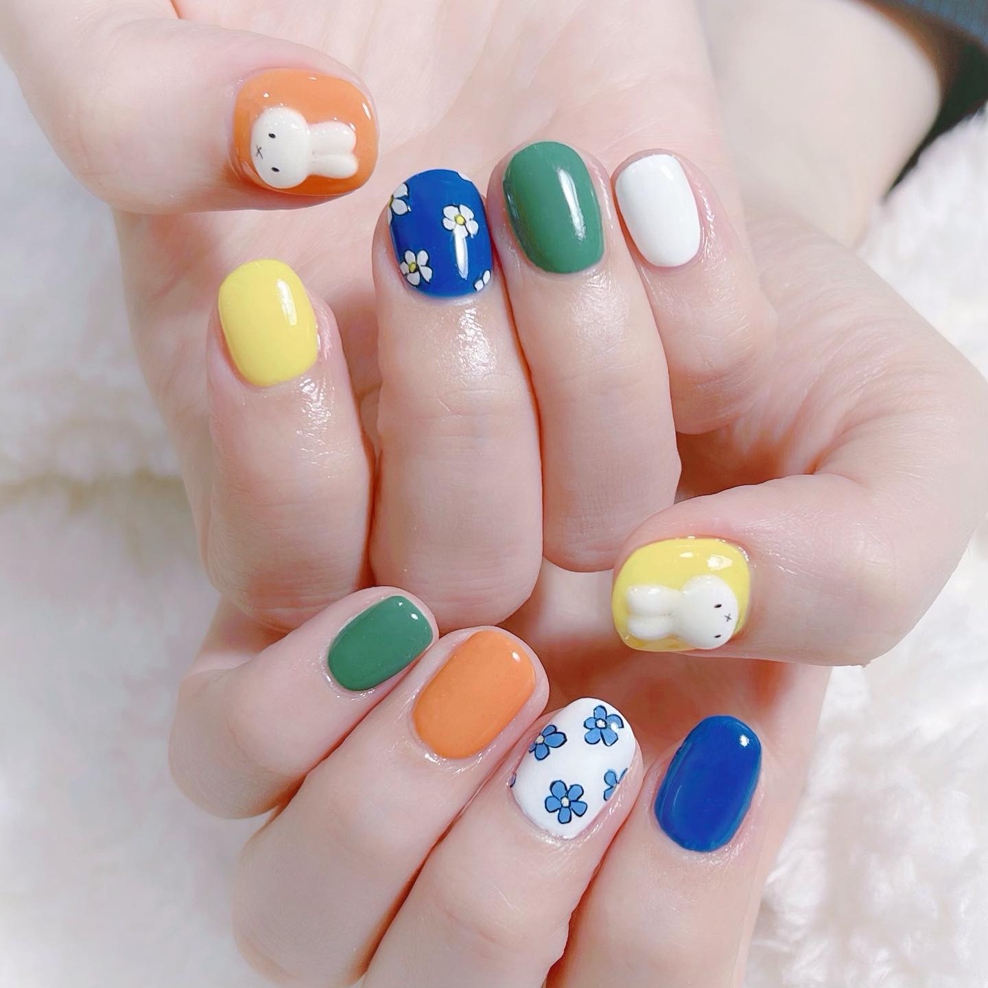 #ネイル,#うさぎネイルのネイルデザイン