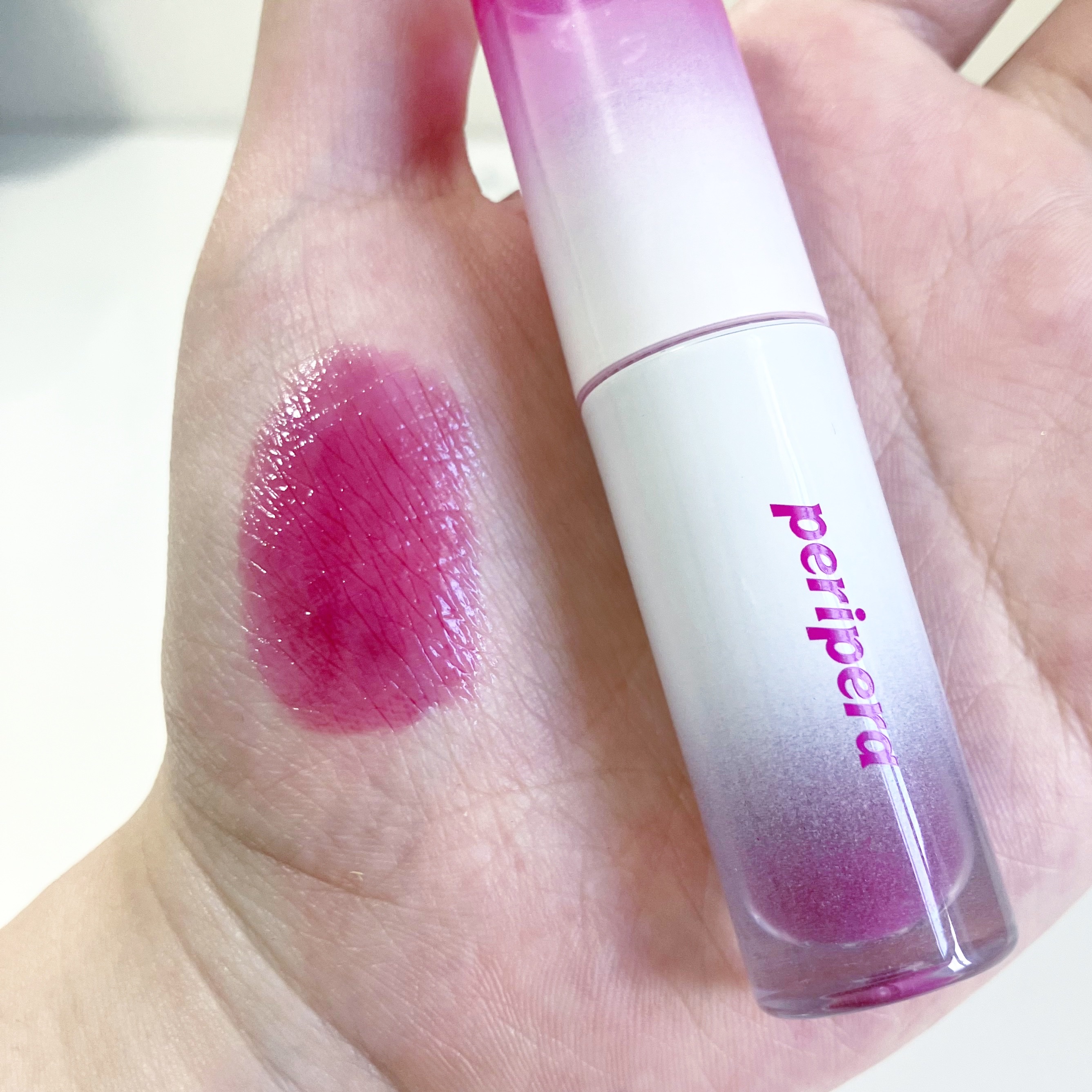 ペリペラ インク ムード グロイ ティント/PERIPERA/リップティントを使ったクチコミ（3枚目）