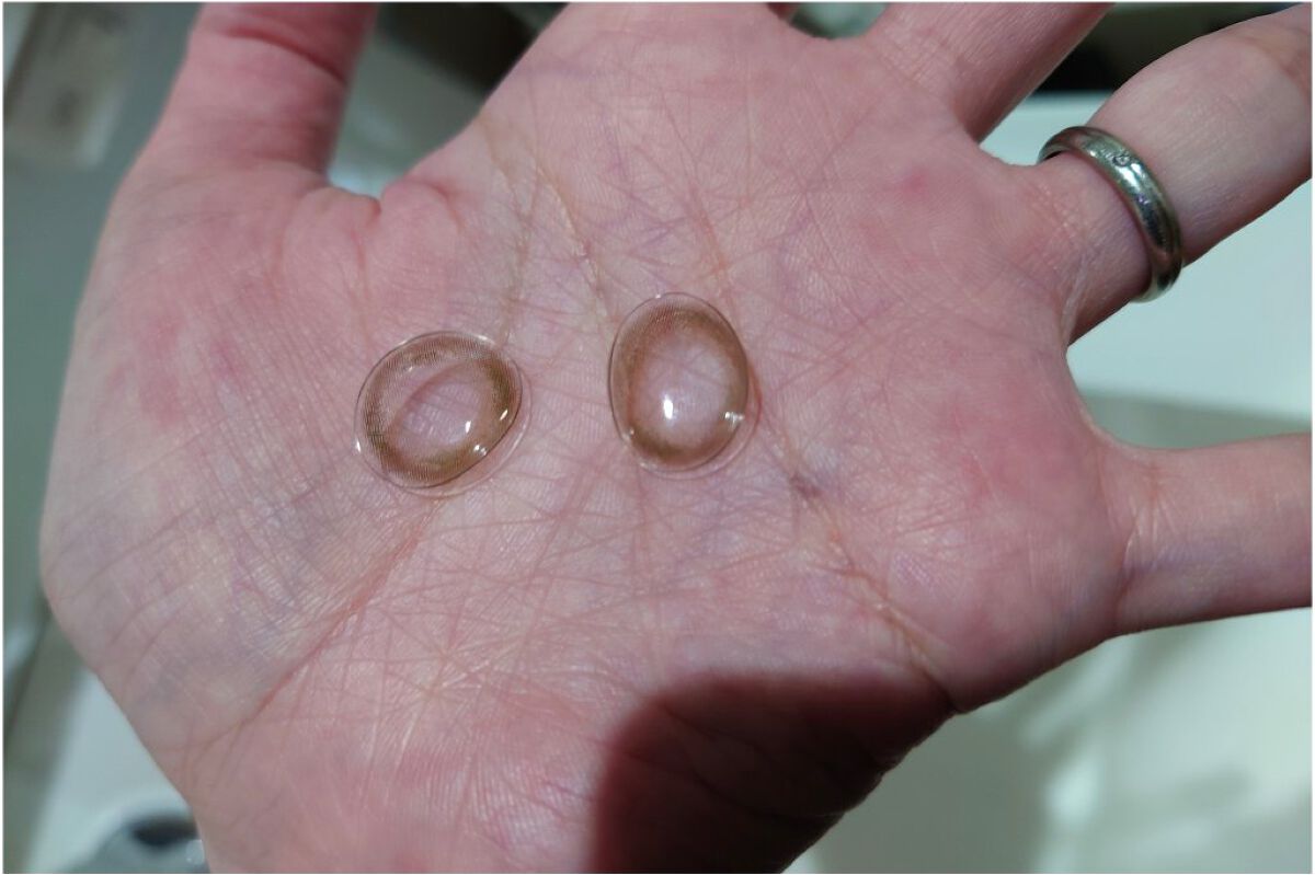 ネオサイトワンデー シエルUV となりのあの子/Aire/ワンデー（１DAY）カラコンを使ったクチコミ（2枚目）