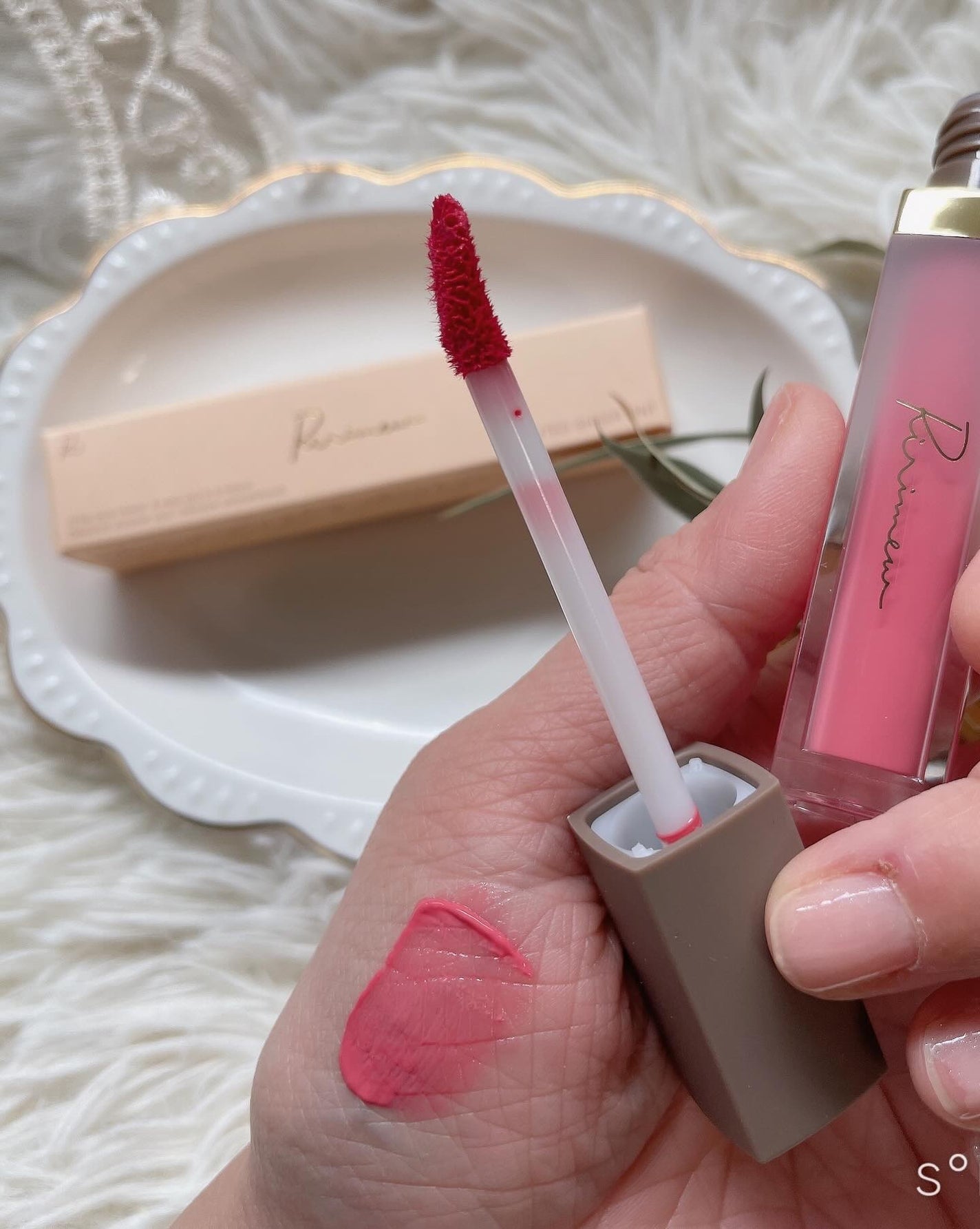 ミューテッドシアーティント/Ririmew/リップティントを使ったクチコミ(2枚目)