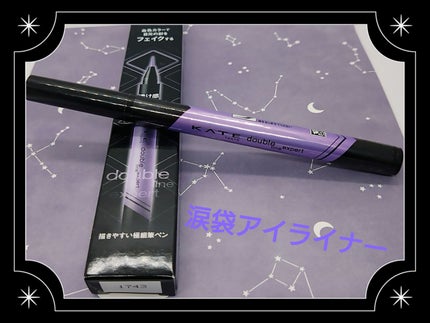ダブルラインエキスパート(血色陰影カラー)/KATE/リキッドアイライナーを使ったクチコミ(1枚目)