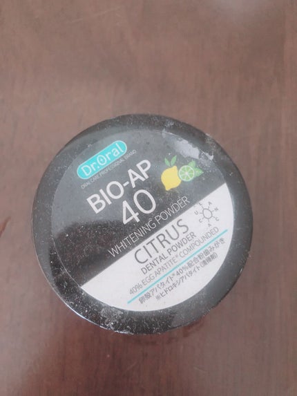 ホワイトニングパウダー シトラスL(レモン&ライム)/Dr.Oral/歯磨き粉を使ったクチコミ(1枚目)