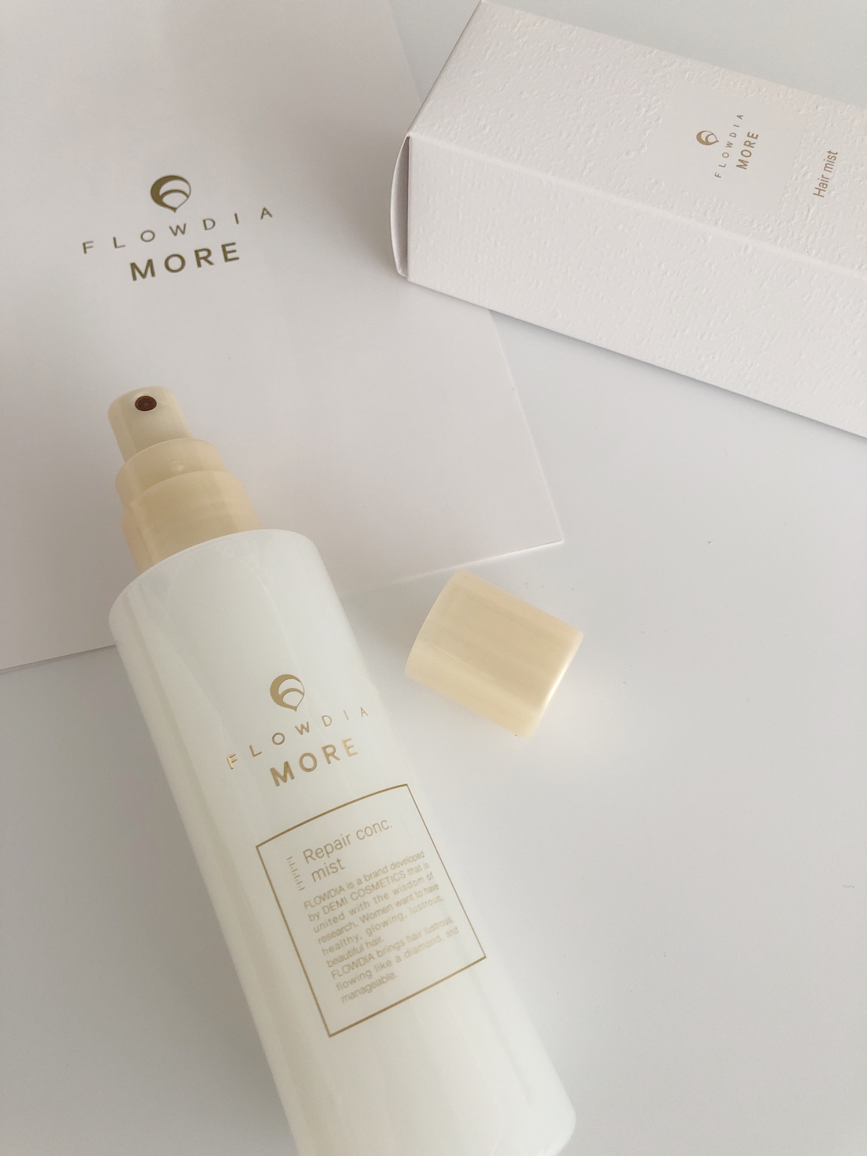 フローディアモア リペアコンク ミスト/FLOWDIA/アウトバストリートメントを使ったクチコミ（2枚目）