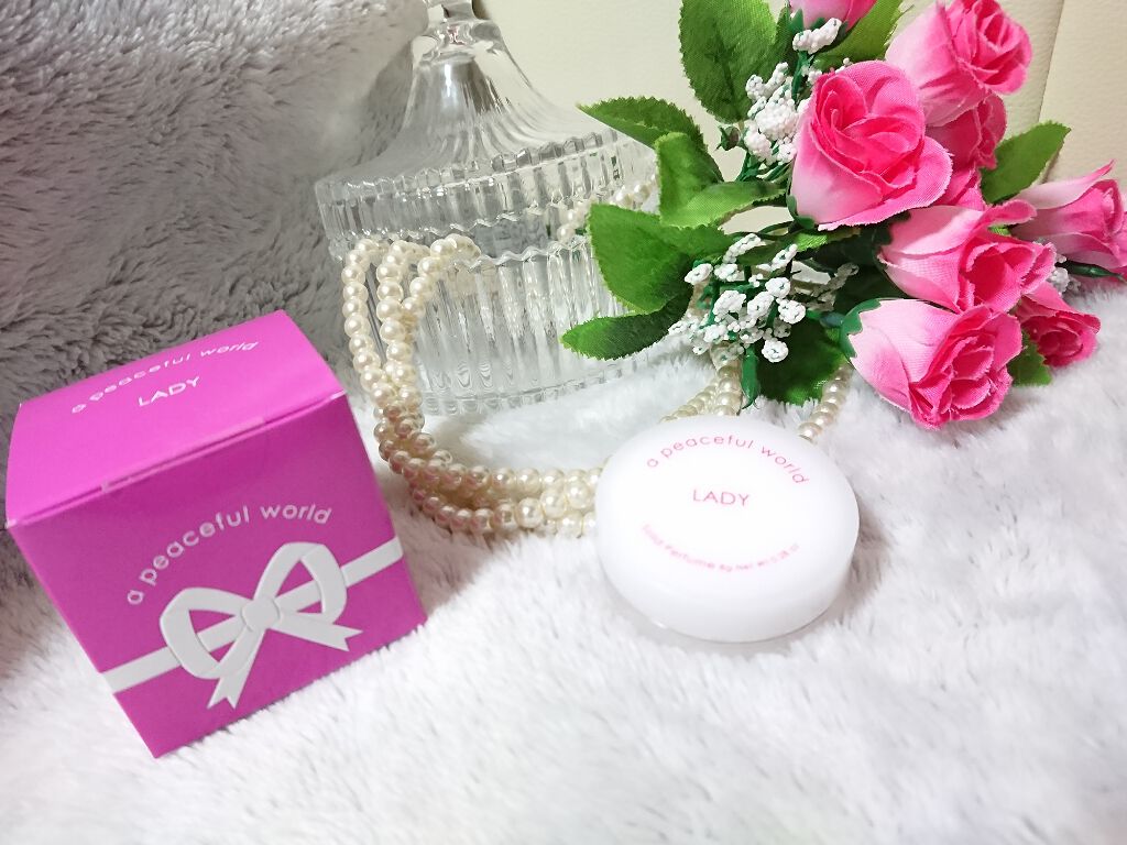 LADY ソリッドパフューム/a peaceful world/練り香水を使ったクチコミ(1枚目)