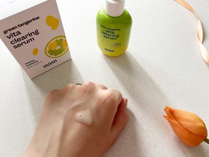 青みかんビタセラム/YADAH/美容液を使ったクチコミ(3枚目)