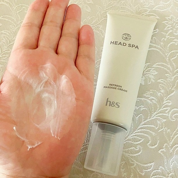 リフレッシュ マッサージクリーム/h&s/洗い流すヘアトリートメントを使ったクチコミ(8枚目)
