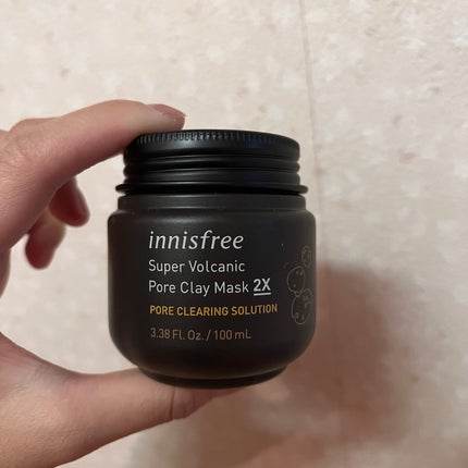 スーパーヴォルカニック ポア クレイマスク/innisfree/洗い流すパック・マスクを使ったクチコミ(1枚目)