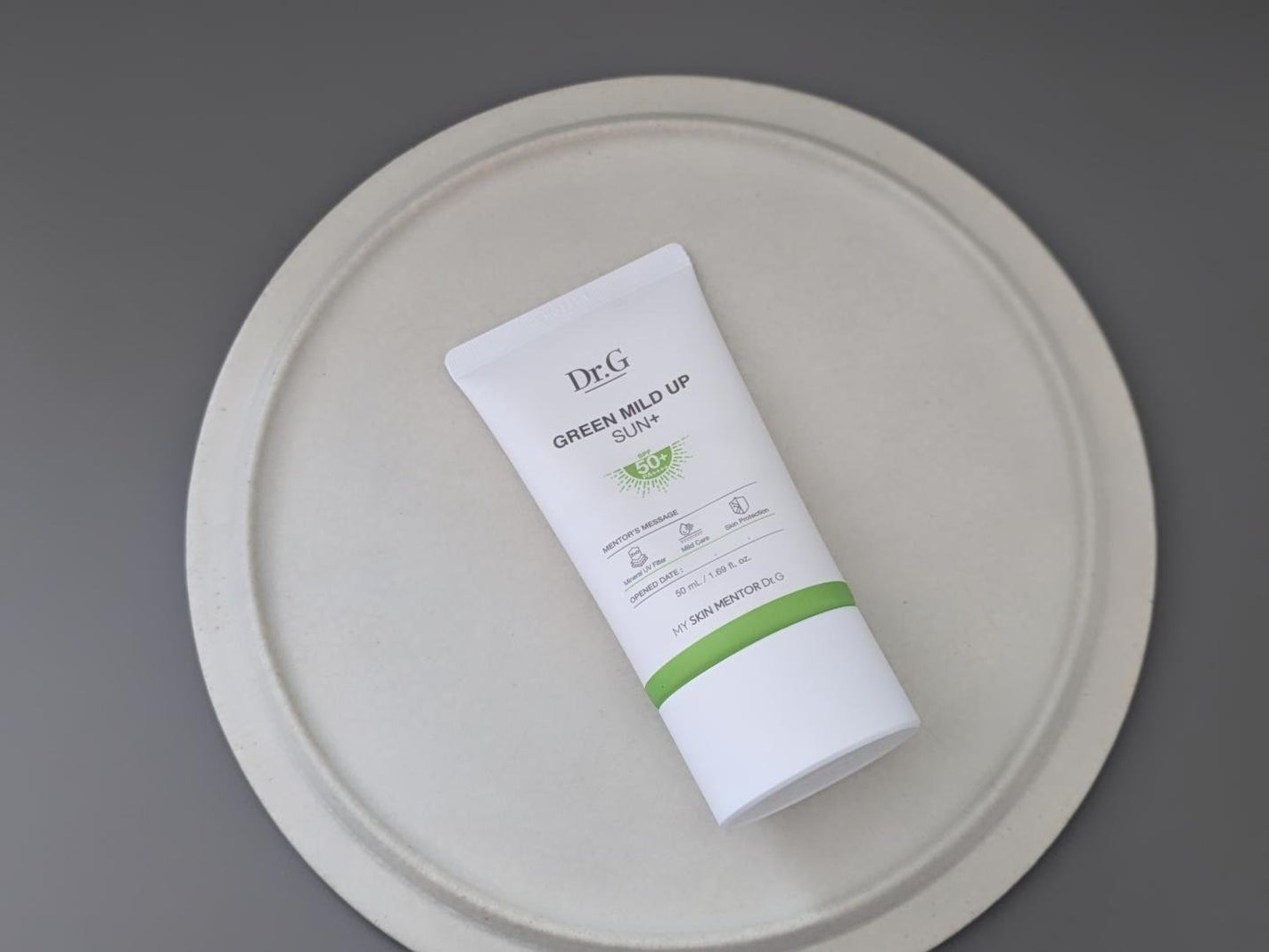 グリーンマイルドアップサンプラス/Dr.G/日焼け止めクリームを使ったクチコミ(2枚目)