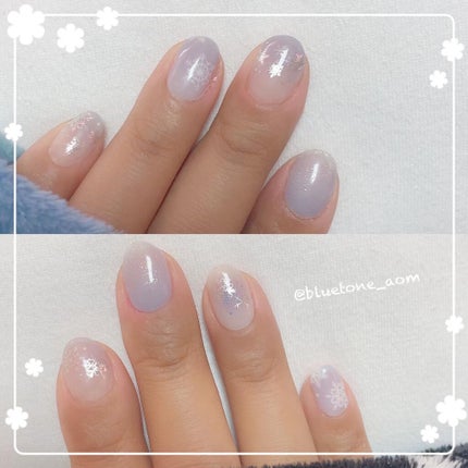 貼るジェルネイル/セリア/ネイルシールを使ったクチコミ(3枚目)