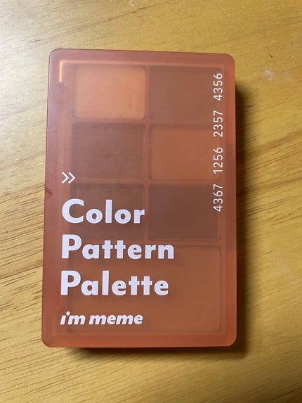 カラーパターンパレット/i’m meme/マルチパレットを使ったクチコミ(1枚目)