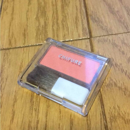 チーク カラー(ブラシ付)/ちふれ/パウダーチークを使ったクチコミ(1枚目)