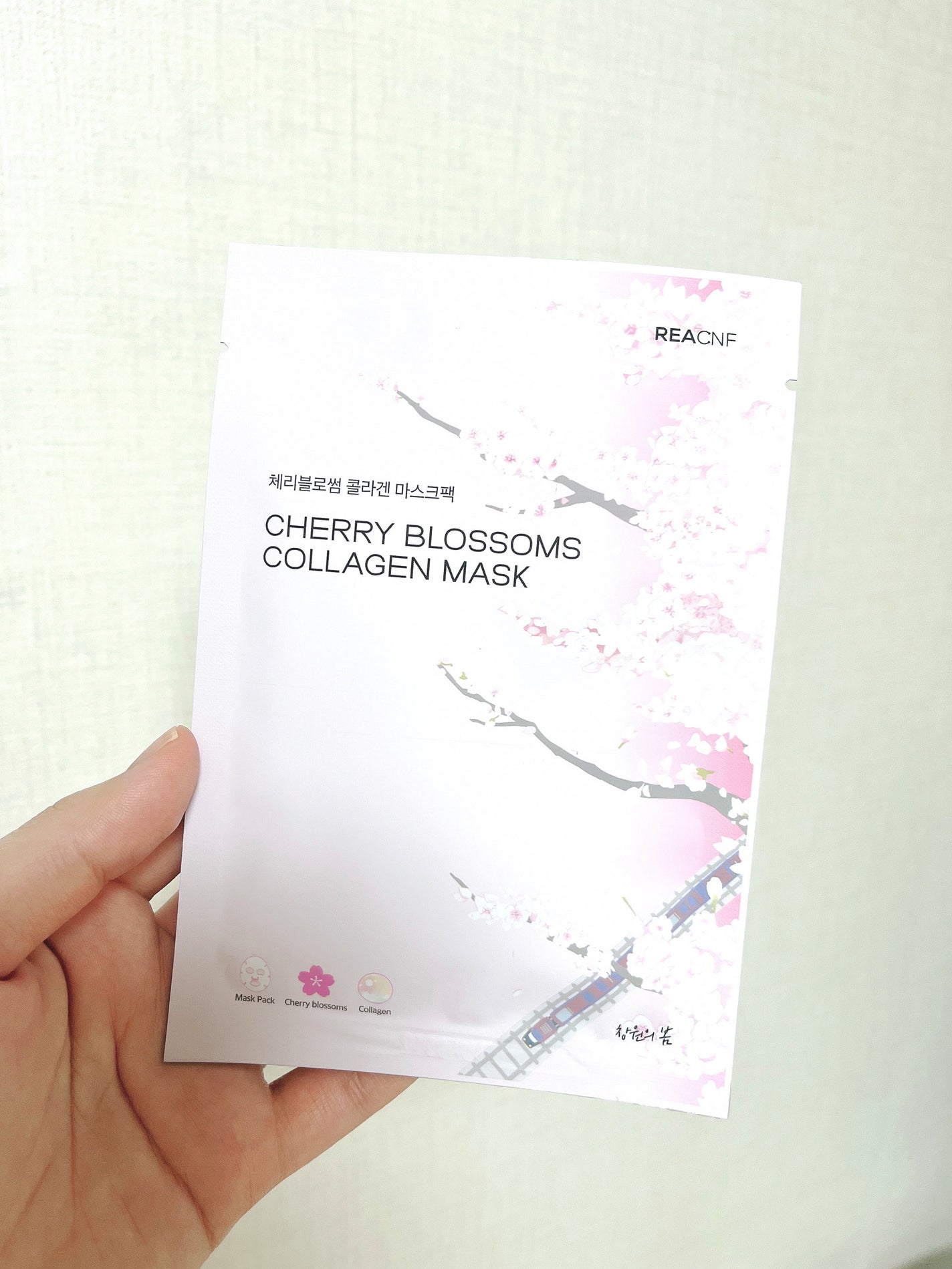 チェリーブロッサム コラーゲンマスク/REACNF/シートマスク・パックを使ったクチコミ(2枚目)