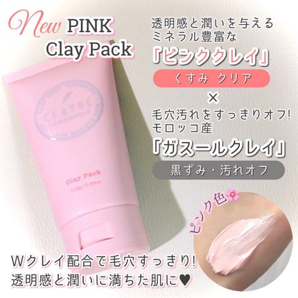 ピンククレイパック/CLAYGE/洗い流すパック・マスクを使ったクチコミ(2枚目)
