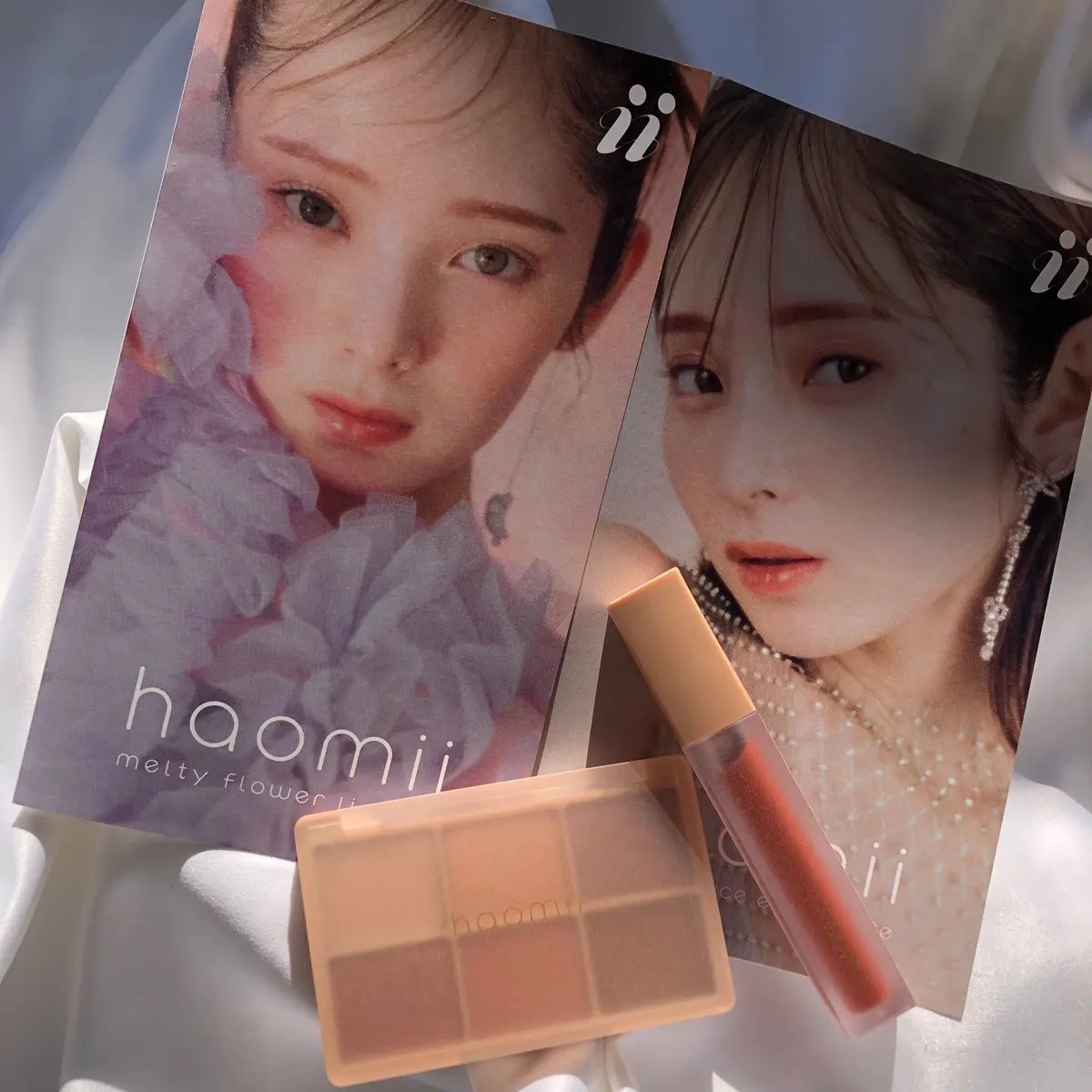 カクテルルーチェアイパレット 03 アプリコットメロウ/haomii/マルチパレットを使ったクチコミ（1枚目）