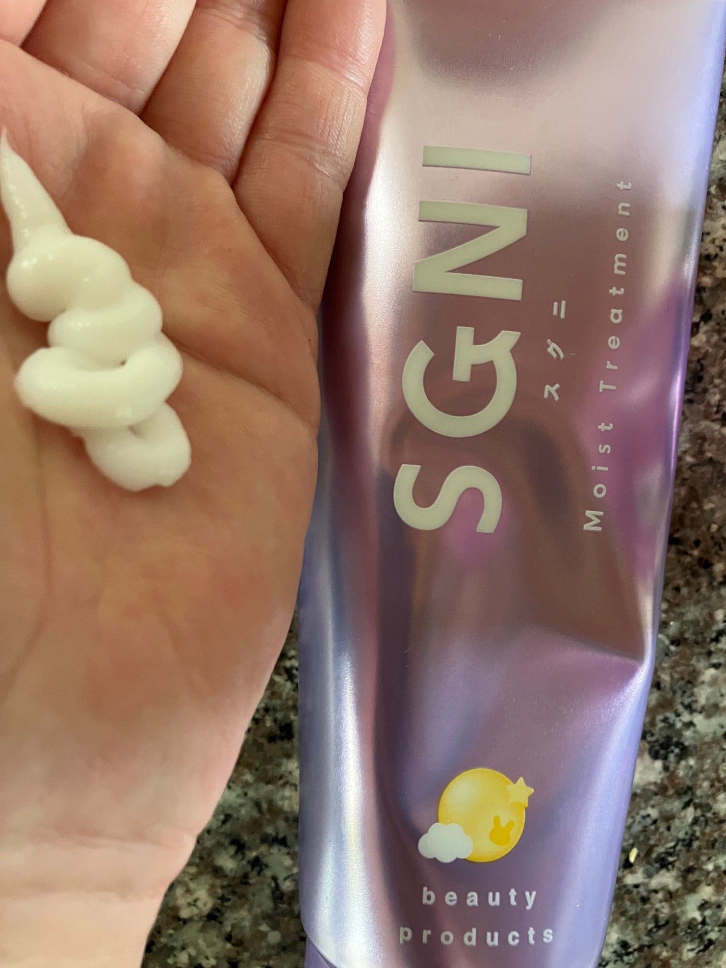 スグニ モイストトリートメント/SGNI/洗い流すヘアトリートメントを使ったクチコミ(1枚目)