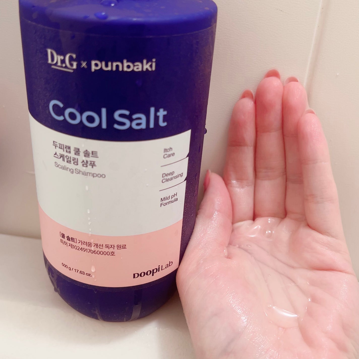 クールソルトスケーリングシャンプー/クールソルトスカルプトリートメント/Dr.G/市販シャンプーを使ったクチコミ(3枚目)