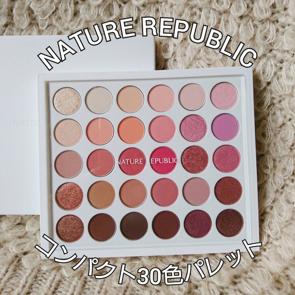 アイシャドウパレット spring edition/ネイチャーリパブリック/アイシャドウパレットを使ったクチコミ(1枚目)