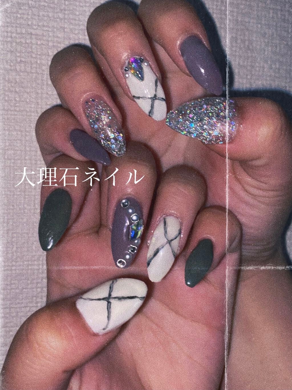 ジェルネイル(ライト対応)/セリア/ジェルネイルを使ったクチコミ(1枚目)