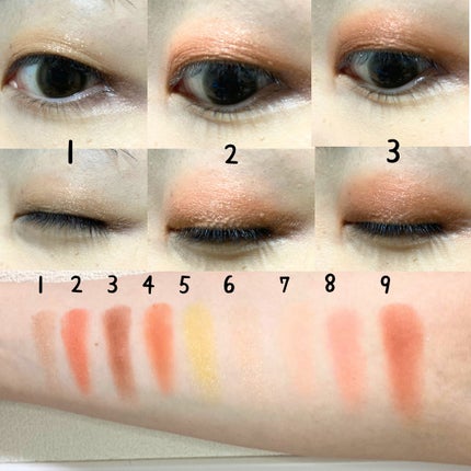 マテリアルカラーパレット/leur charme/アイシャドウパレットを使ったクチコミ(4枚目)