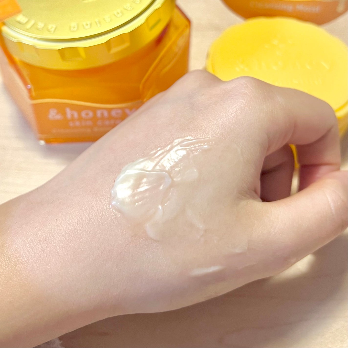 &honey クレンジングバーム モイスト/&honey/クレンジングバームを使ったクチコミ(4枚目)