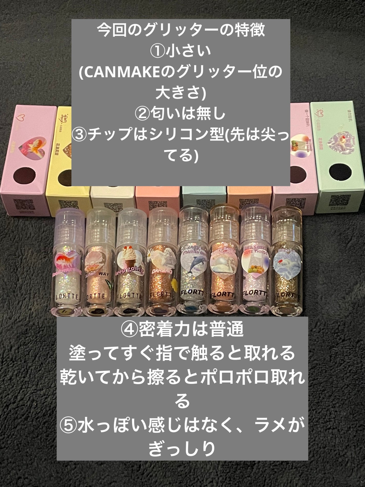 リキッドアイシャドウ/FLORTTE/リキッドアイシャドウを使ったクチコミ(2枚目)