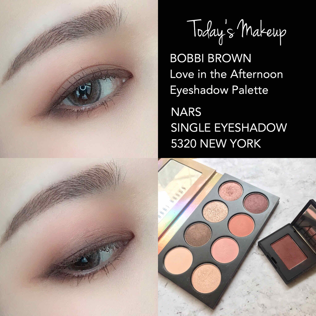 2020/03/17💗
#todaysmakeup #makeupbysaori

＊

#ボビイブラウン
#ラブインザアフタヌーンアイシャドウパレット

#NARS
#シングルアイシャドー
5320 #NEWYORK

＊

今日はマッ