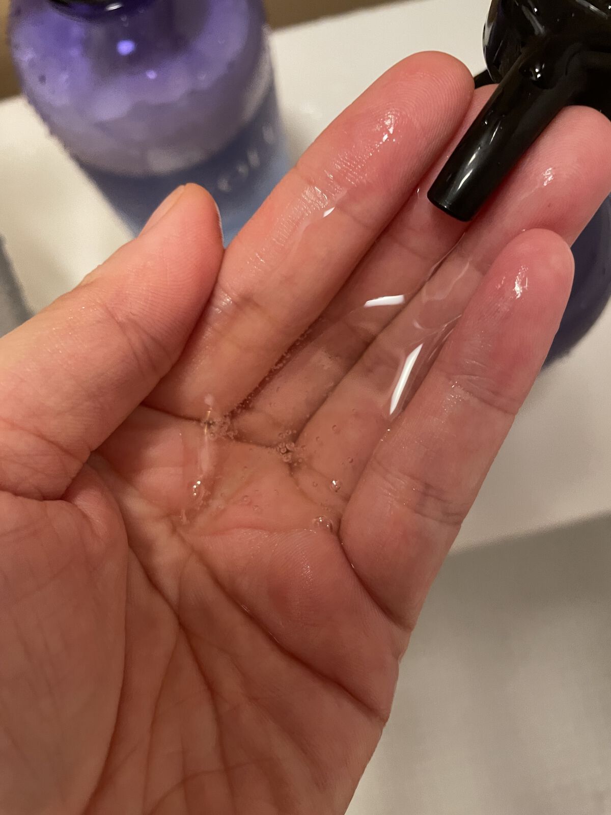 カームナイトリペアシャンプー／トリートメント/YOLU/市販シャンプーを使ったクチコミ（2枚目）