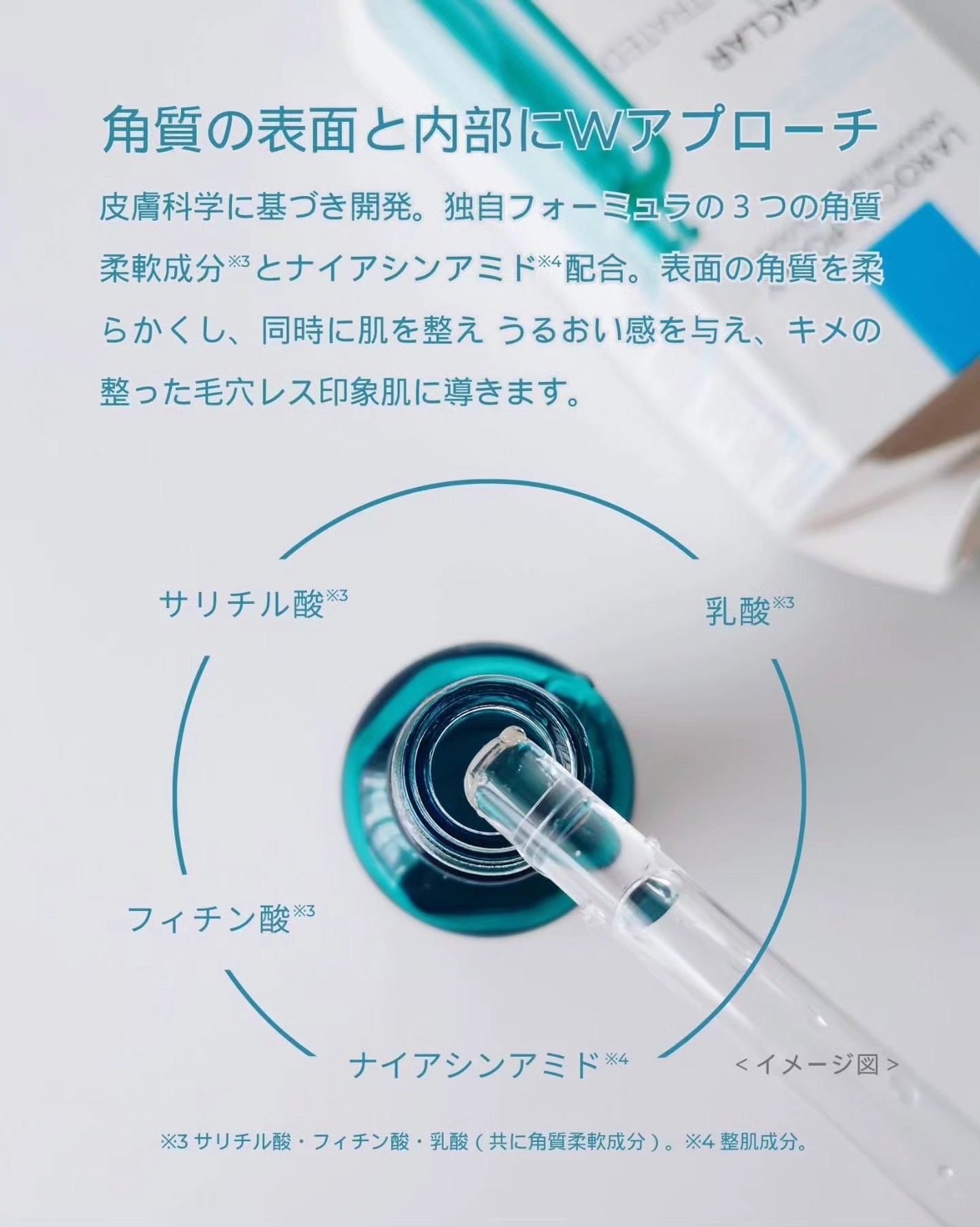 エファクラ ピールケア セラム/ラ ロッシュ ポゼ/美容液を使ったクチコミ(4枚目)