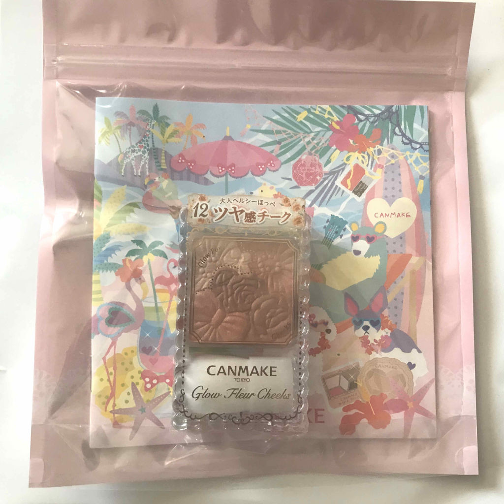 グロウフルールチークス/キャンメイク/パウダーチークを使ったクチコミ（3枚目）