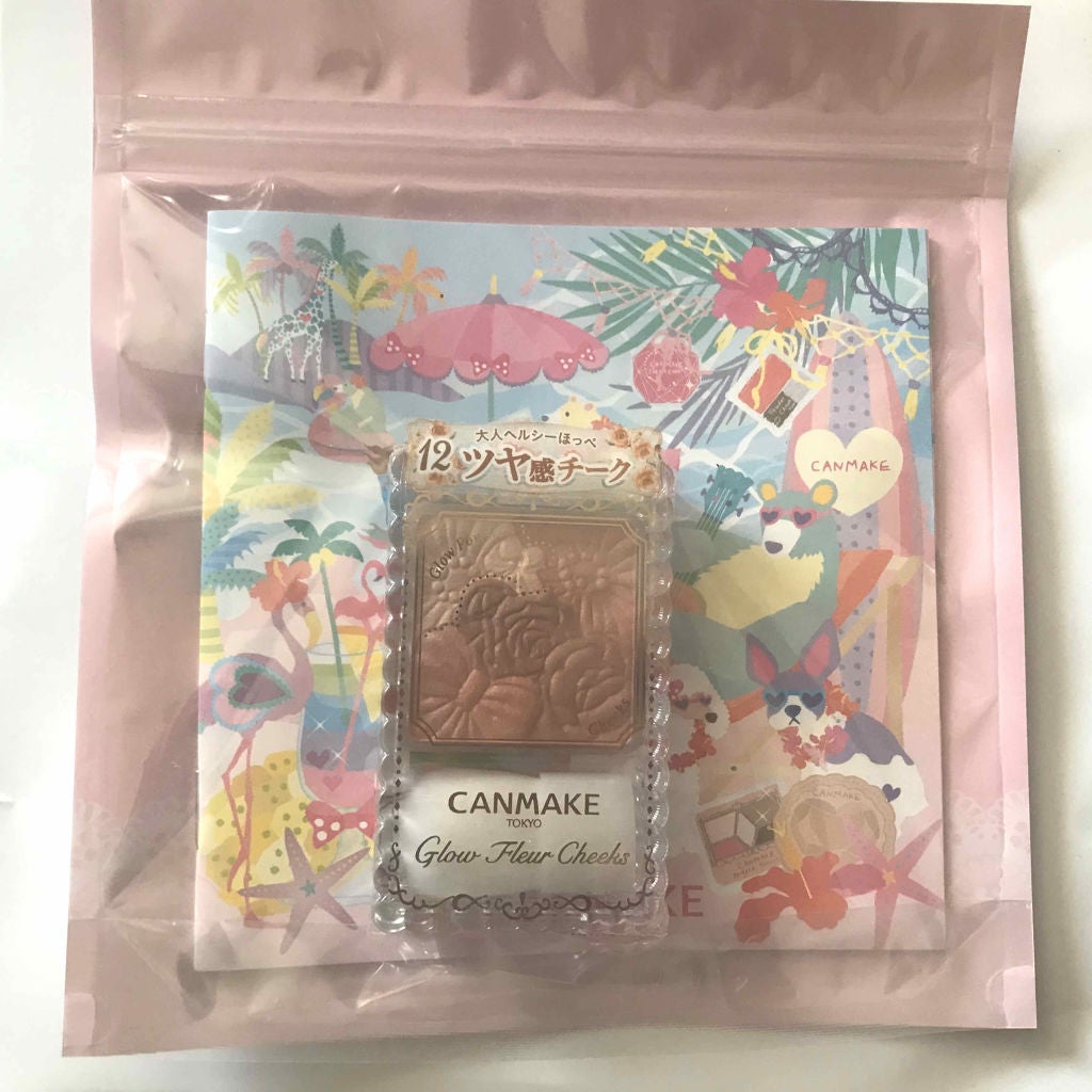 グロウフルールチークス/キャンメイク/パウダーチークを使ったクチコミ(3枚目)