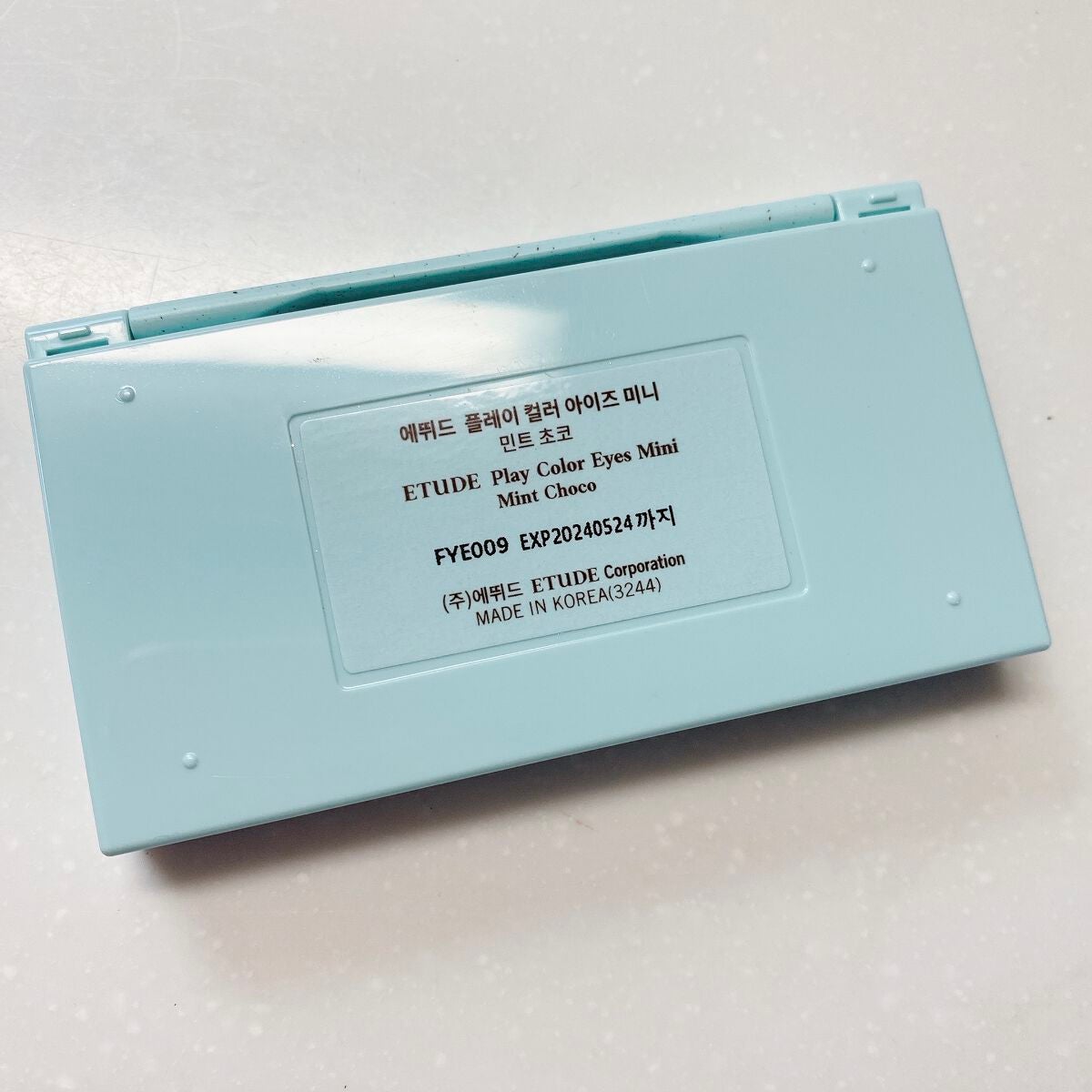 プレイカラーアイズミニ チョコミント/ETUDE/アイシャドウパレットを使ったクチコミ(5枚目)