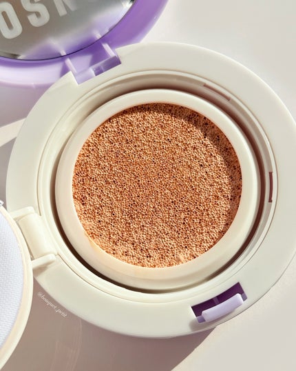 パンテノールバリアクッション/COSNORI/クッションファンデーションを使ったクチコミ(5枚目)