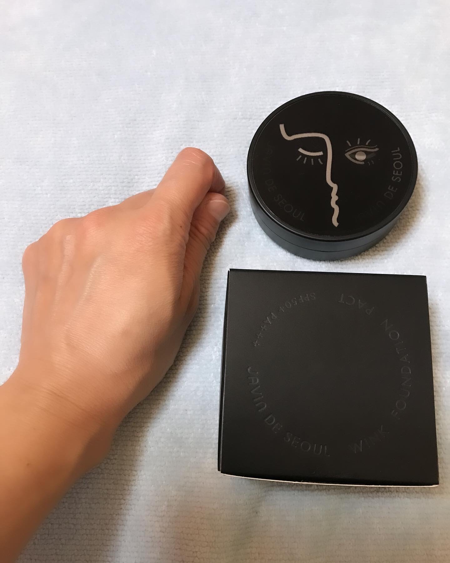 ジャビンドゥソウル ウインクファンデーションパクト/Javin De Seoul/クッションファンデーションを使ったクチコミ（2枚目）