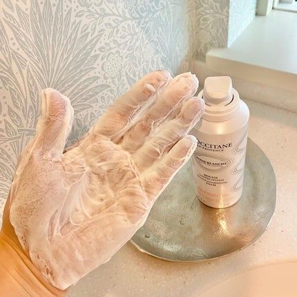 レーヌブランシュ イルミネイティングクレンジングフォーム/L'OCCITANE/泡洗顔を使ったクチコミ(6枚目)