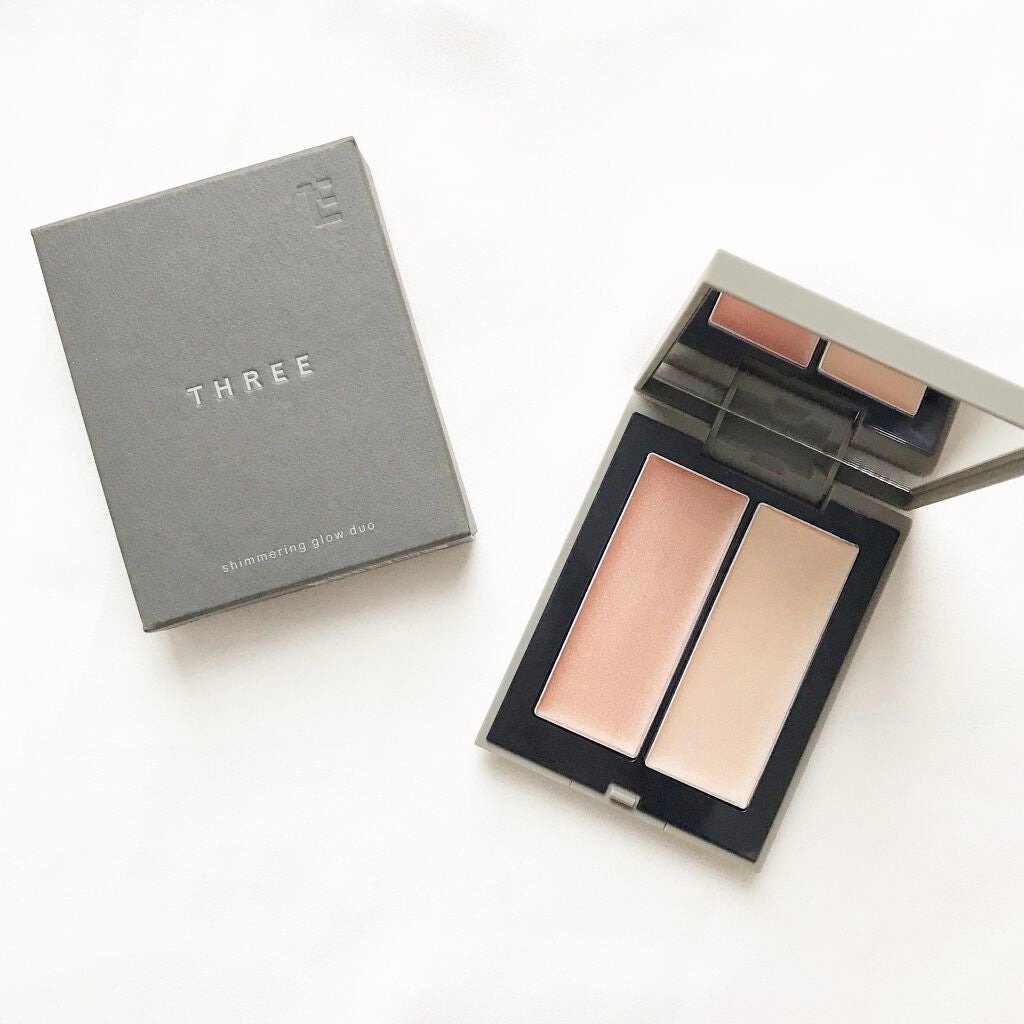 THREE シマリング グロー デュオ/THREE/クリームハイライトを使ったクチコミ(2枚目)