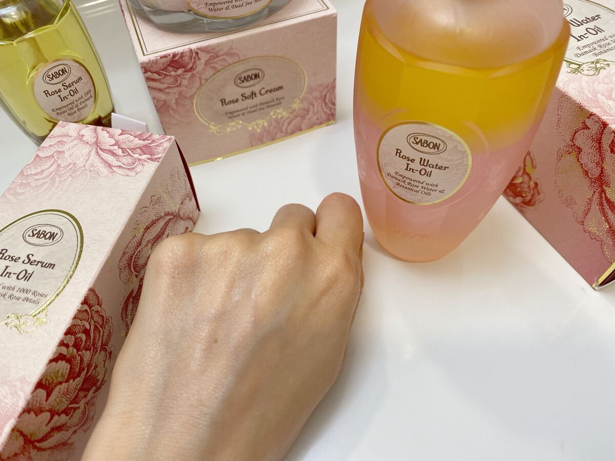 ローズウォーターインオイル/SABON/ミスト状化粧水を使ったクチコミ(4枚目)