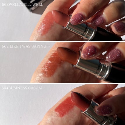 ラスターガラス リップスティック/M・A・C/口紅を使ったクチコミ(5枚目)