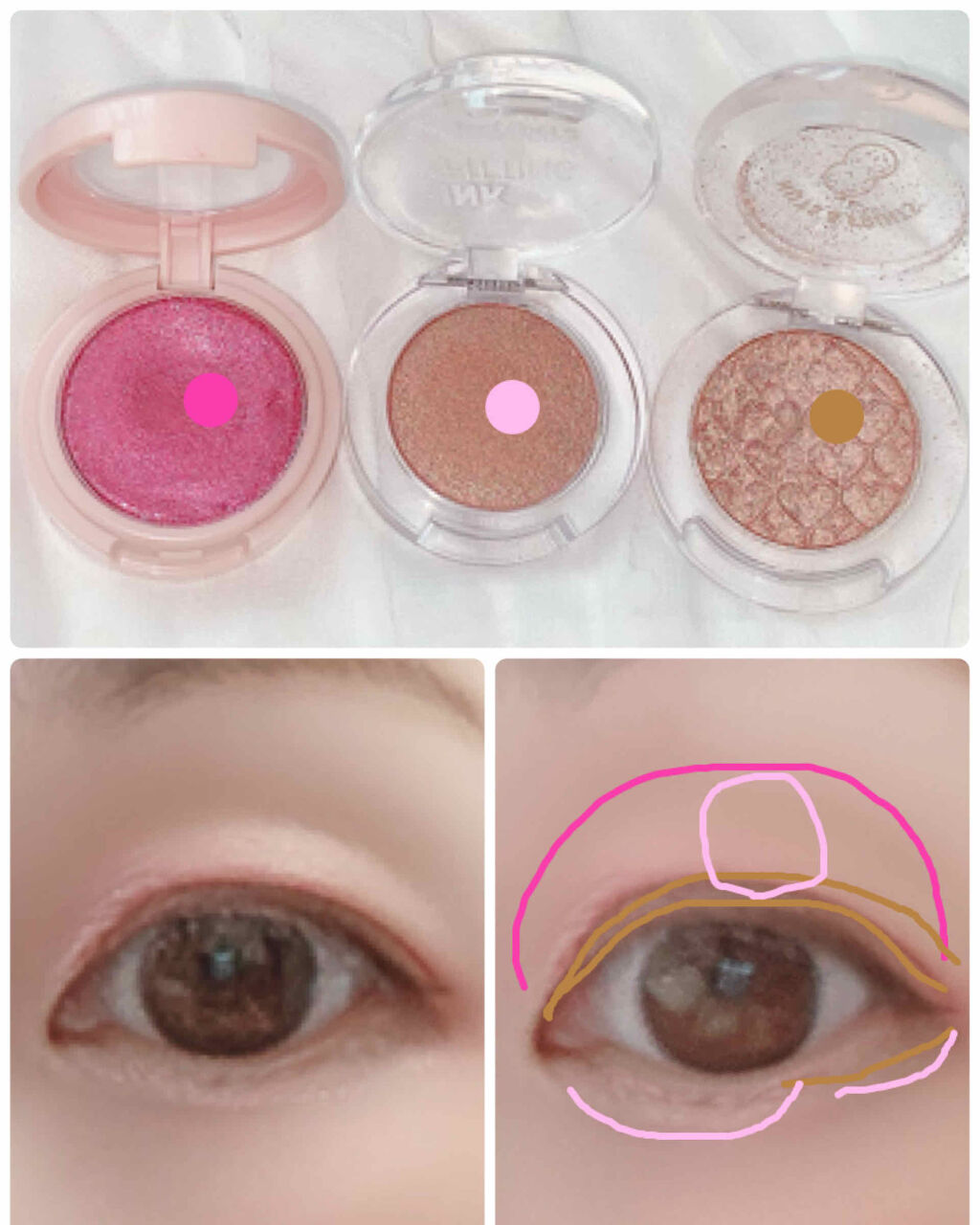 ルックアット マイアイジュエル/ETUDE/単色アイシャドウを使ったクチコミ（3枚目）