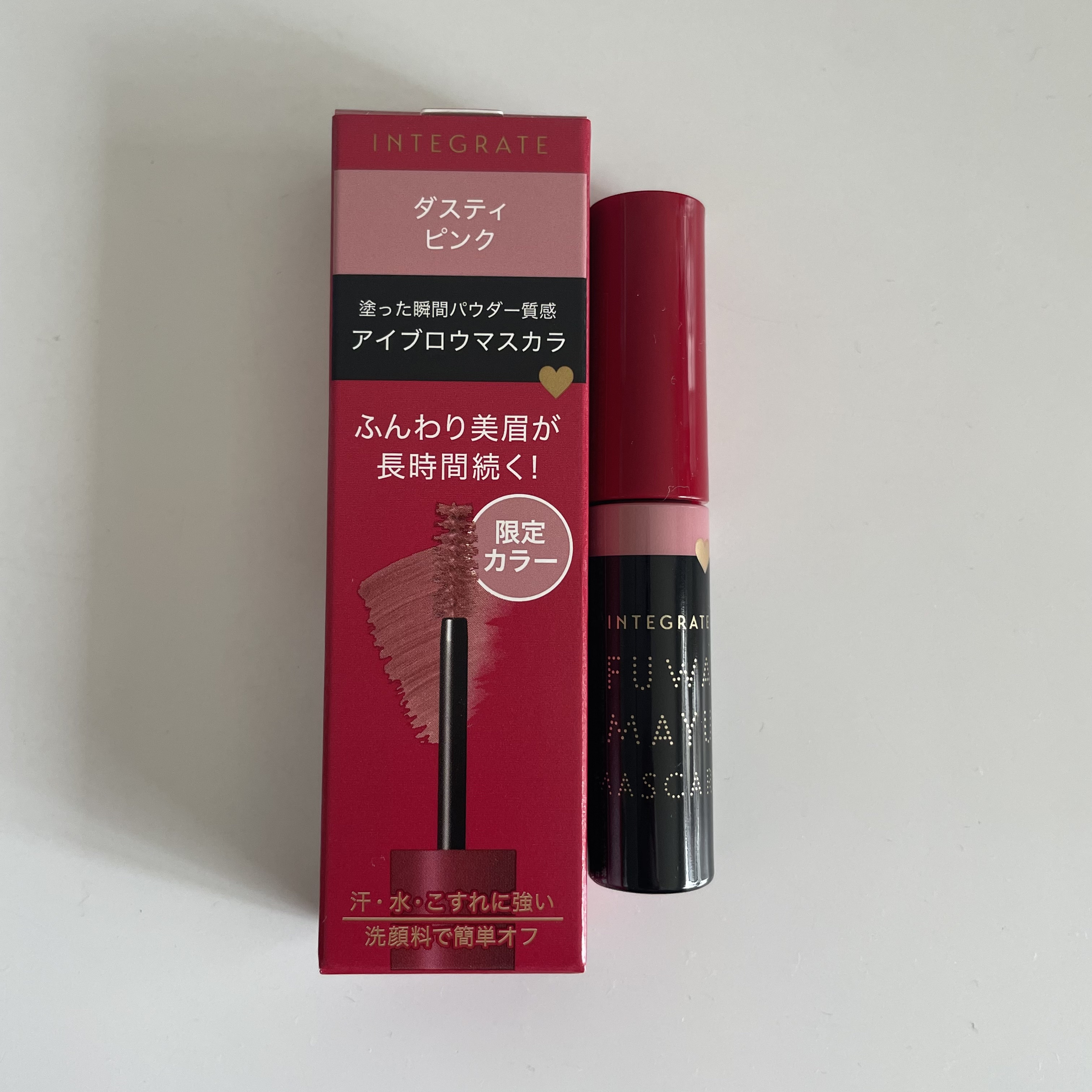 ふわ眉マスカラ PK374/インテグレート/眉マスカラを使ったクチコミ（1枚目）