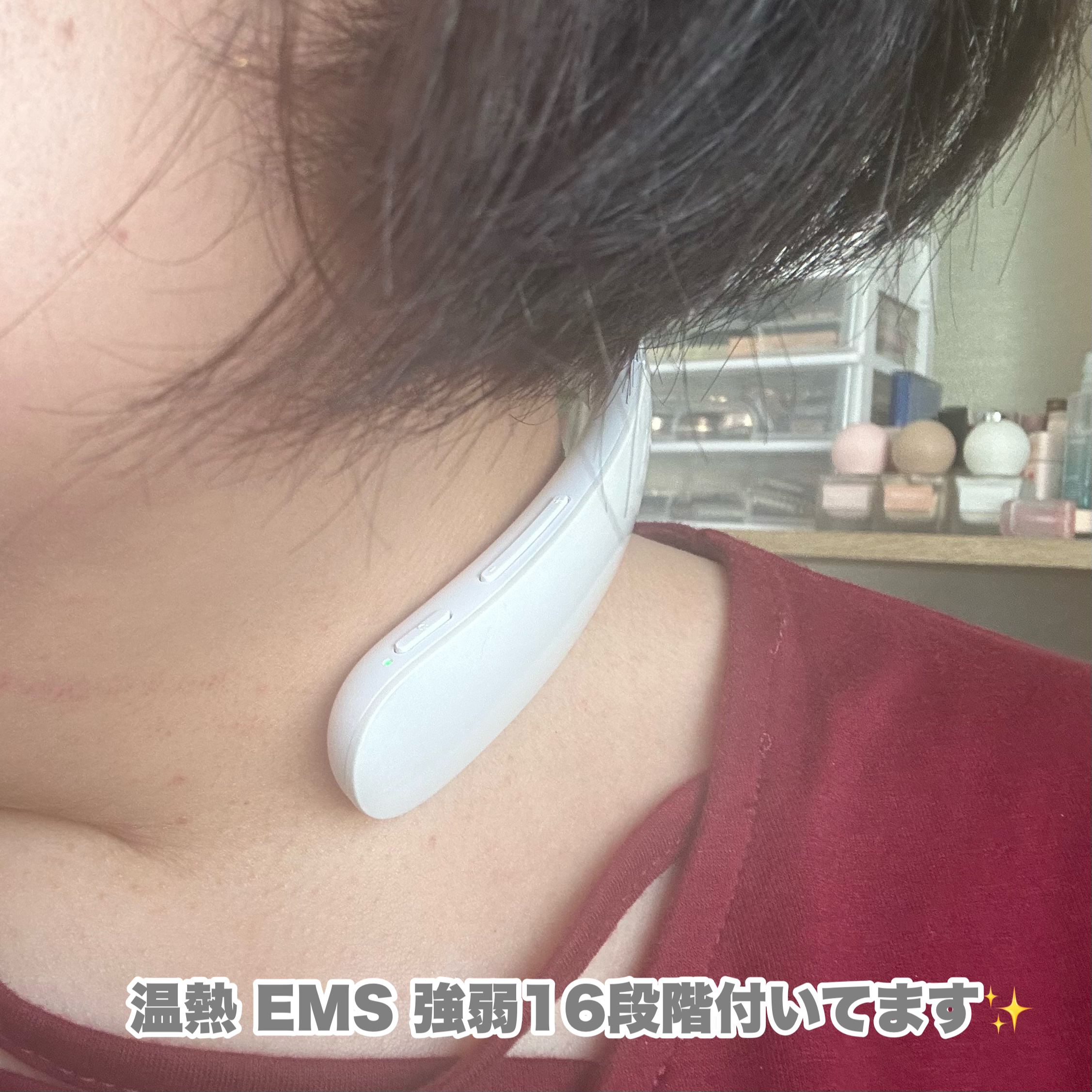 EMS POCKET HEAT NECK II/WAVEWAVE/ボディケア美容家電を使ったクチコミ（2枚目）