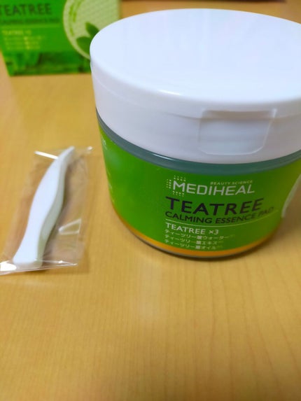 ティーツリーカーミングエッセンスパッド/MEDIHEAL/トナーパッドを使ったクチコミ(2枚目)