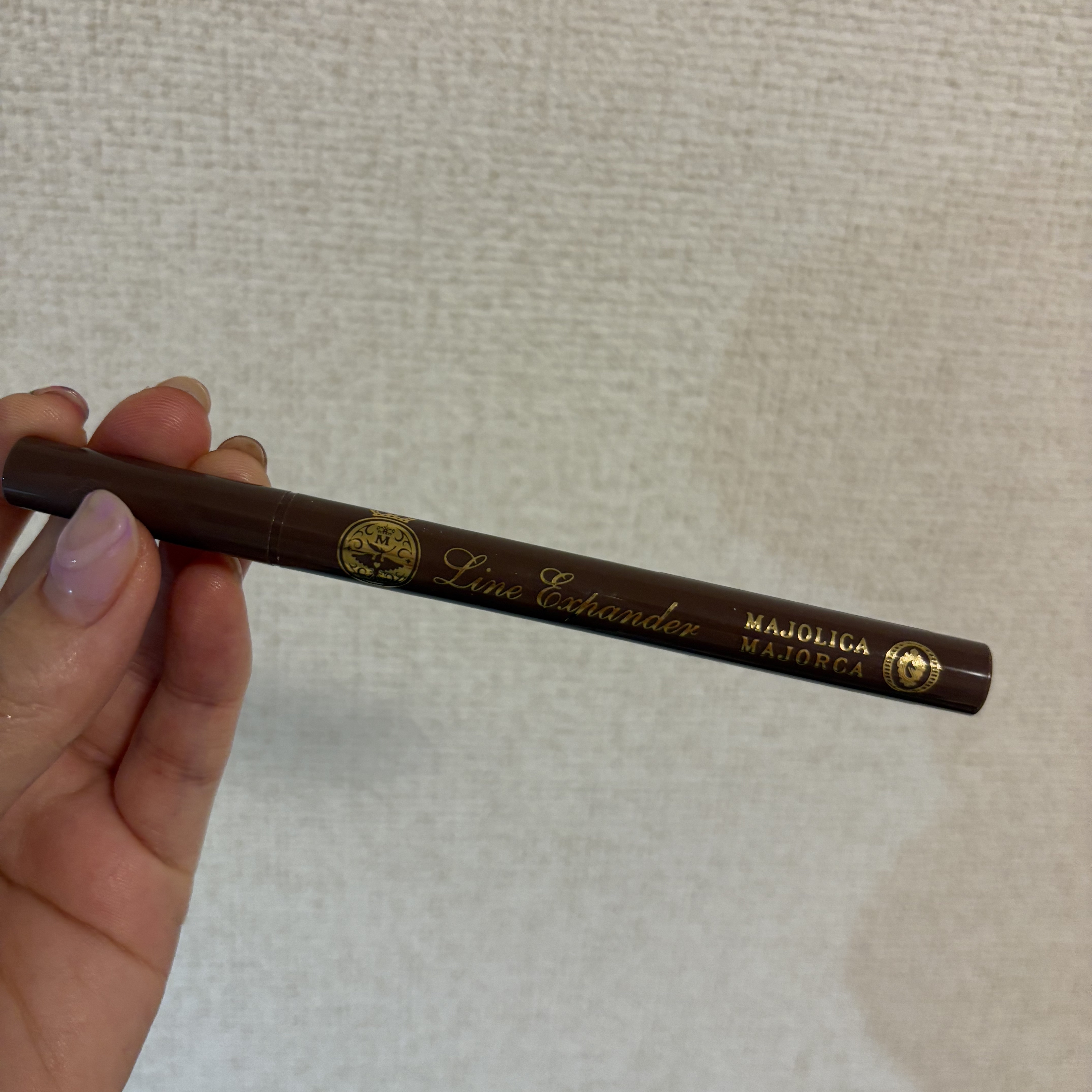 ラインエキスパンダー  BR713 桃色球根/MAJOLICA MAJORCA/リキッドアイライナーを使ったクチコミ（1枚目）