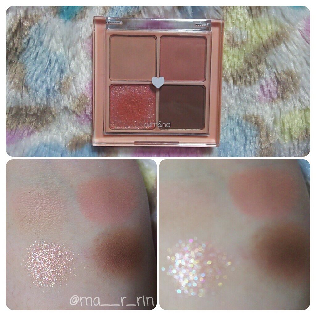 ベターザンアイズ/rom&nd/アイシャドウパレットを使ったクチコミ(1枚目)