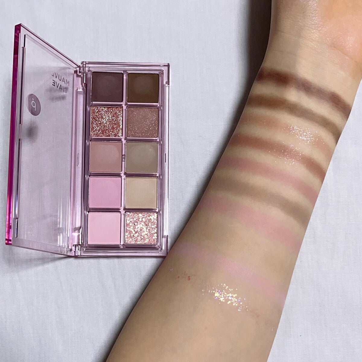 シーズナルブレンディングアイシャドウパレット/Peach C/アイシャドウパレットを使ったクチコミ(3枚目)