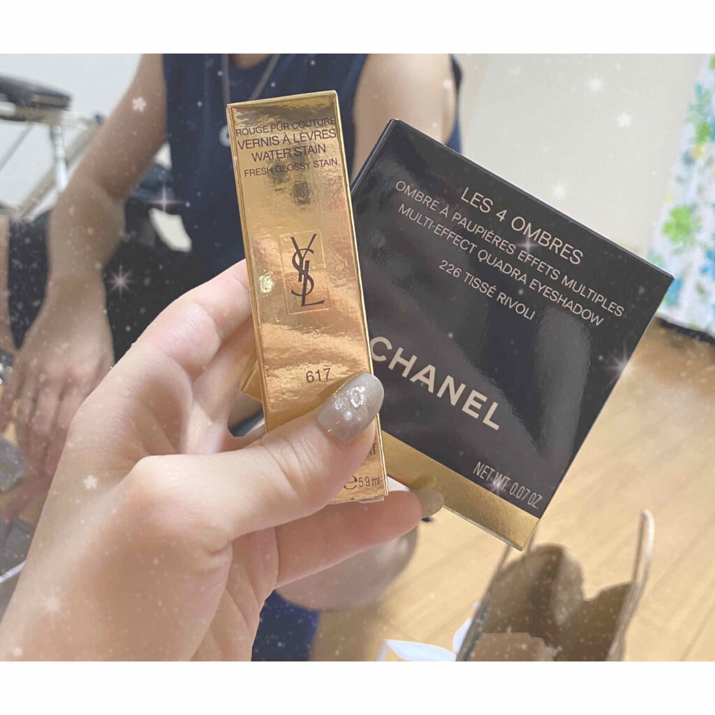 ルージュ ピュールクチュール ヴェルニ ウォーターステイン/YVES SAINT LAURENT BEAUTE/口紅を使ったクチコミ（1枚目）