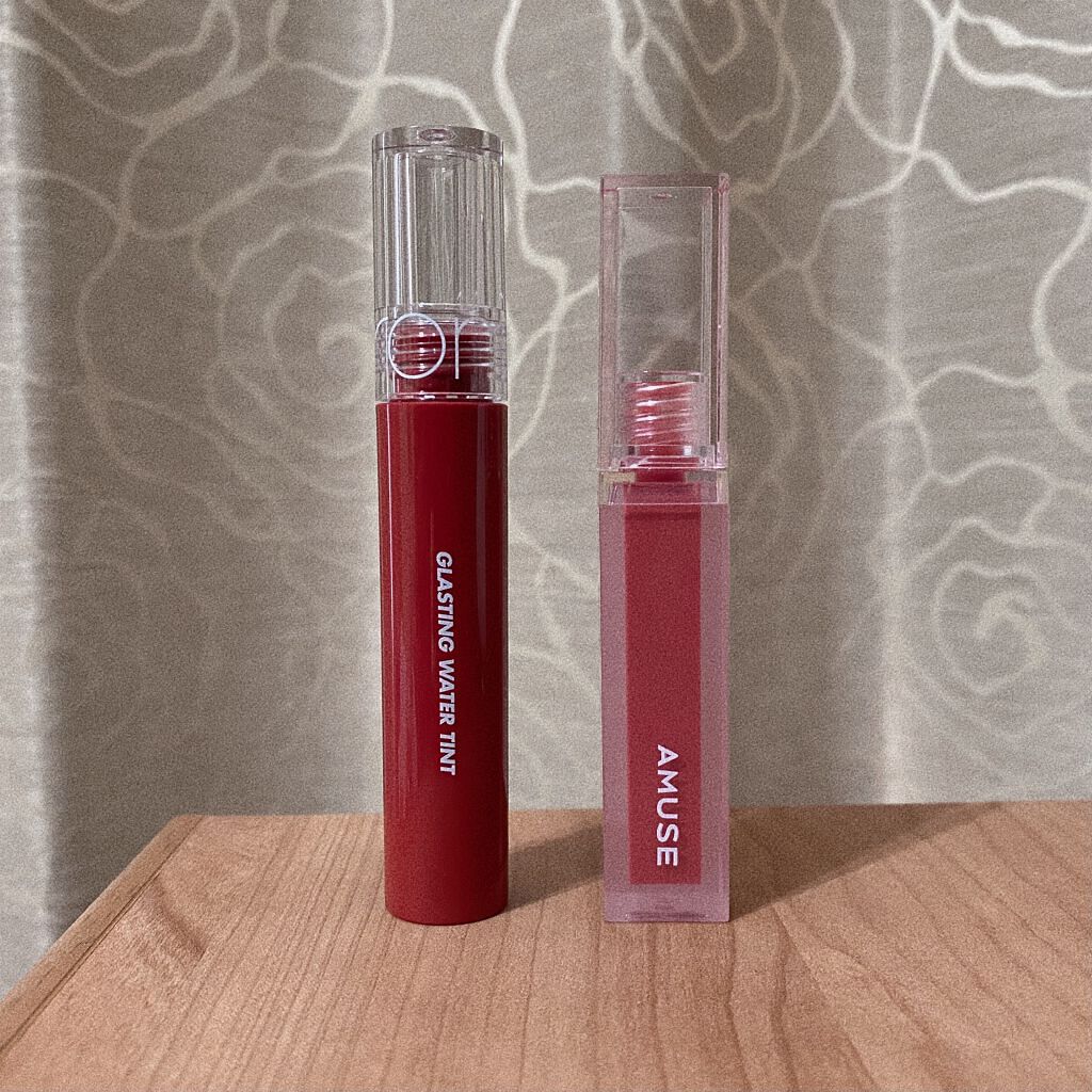 グラスティングウォーターティント/rom&nd/リップティントを使ったクチコミ(3枚目)